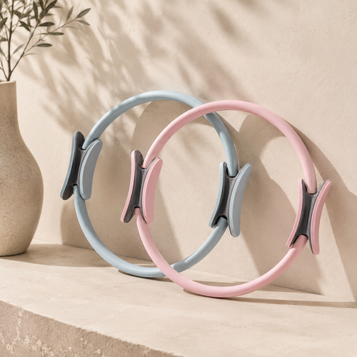38 cm NBR pilates ring (magic circle) with crescent grip handles