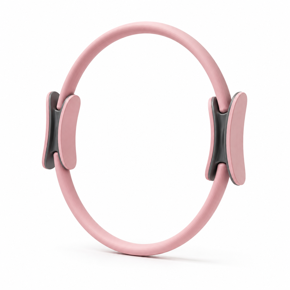 Pilates magic circle — ergonomic crescent handle detail