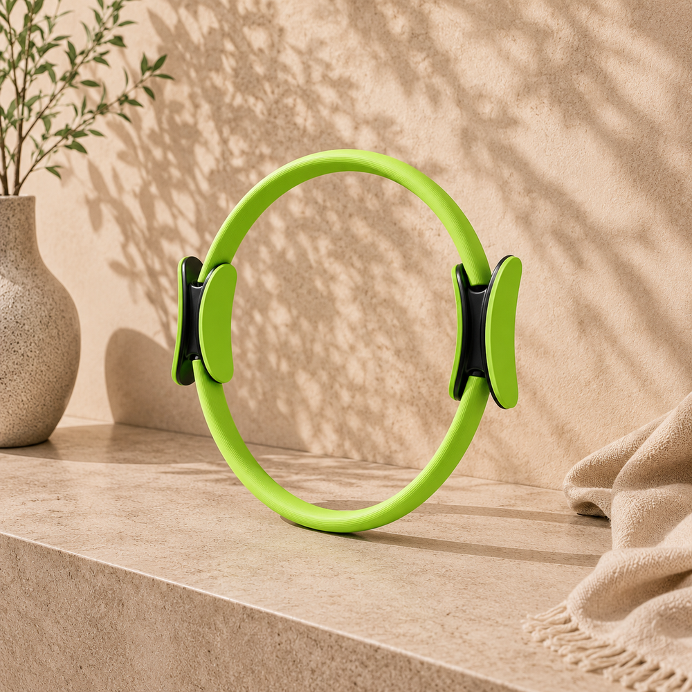 Pilates ring used for arm and chest work