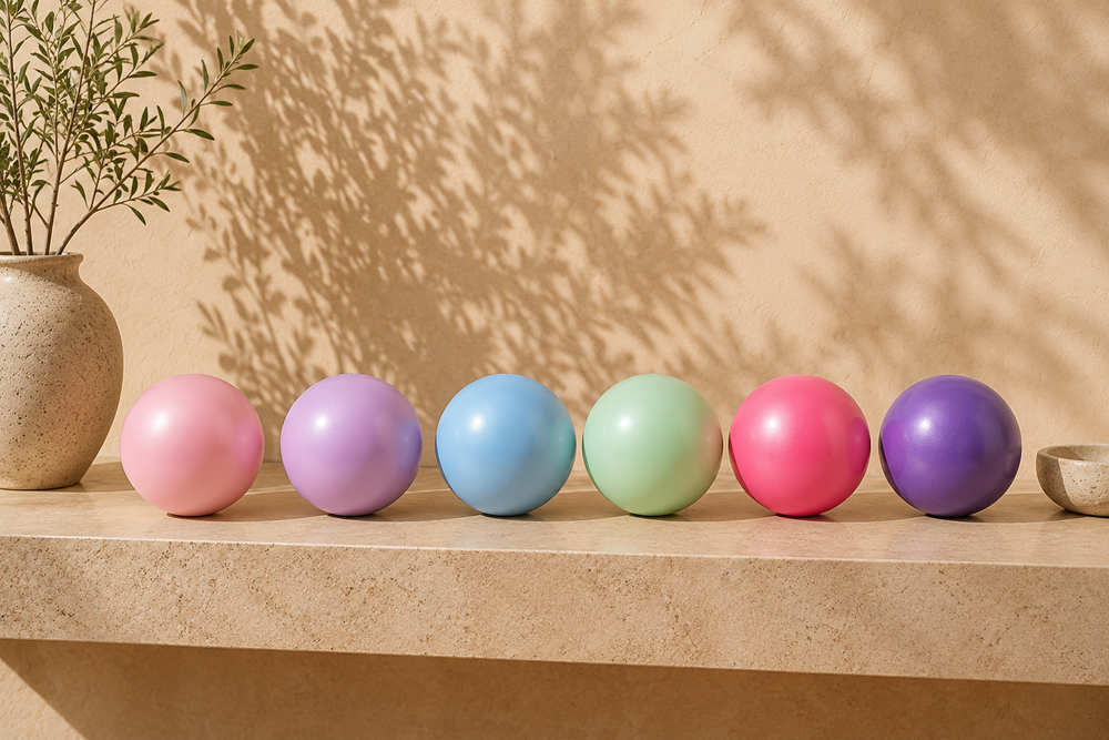 Pilates ball in multiple colours