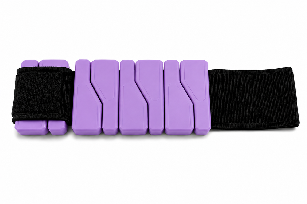 Wearable ankle weights used during Pilates