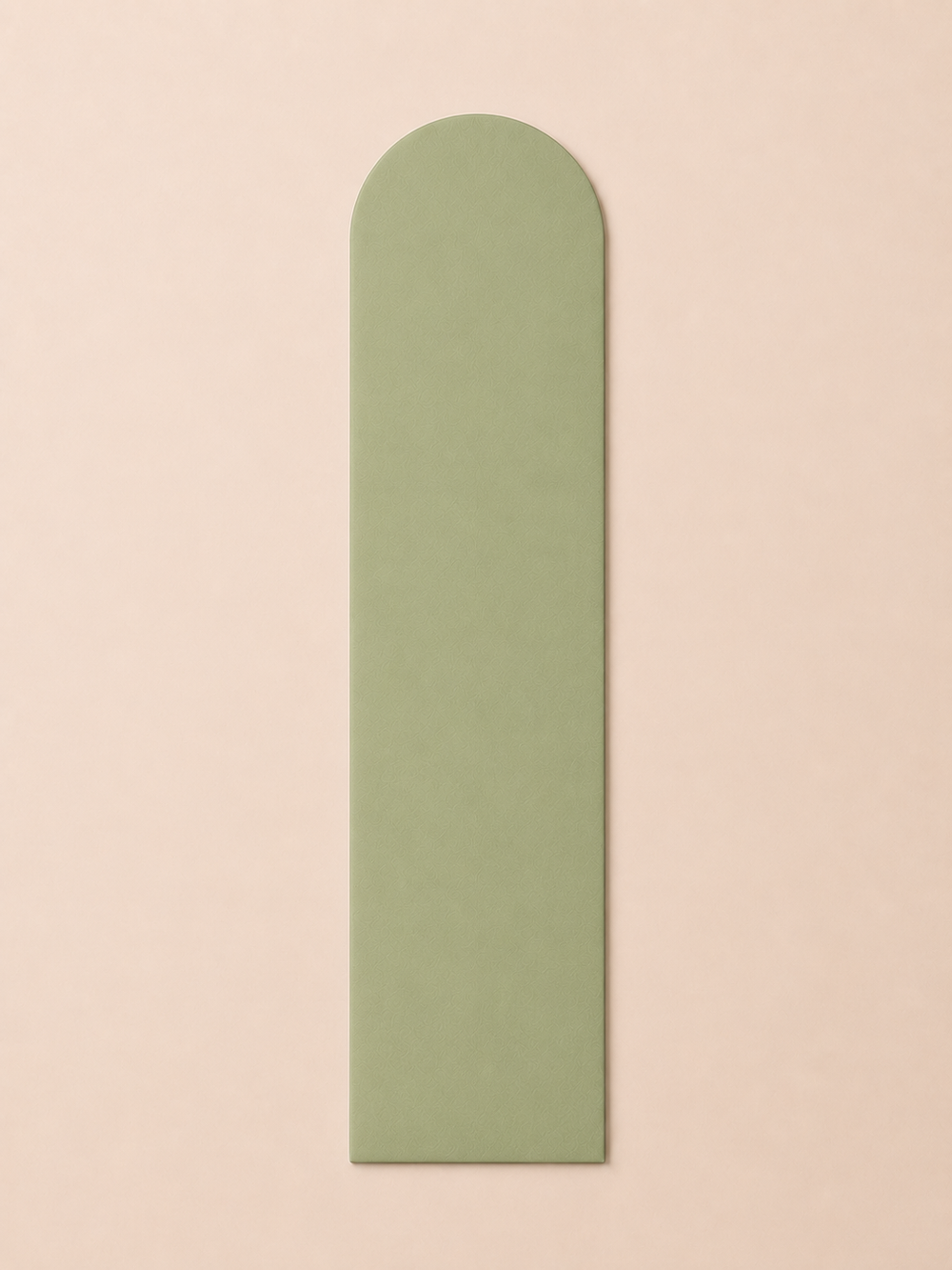 5mm non-slip natural PU pilates mat in a neutral tone
