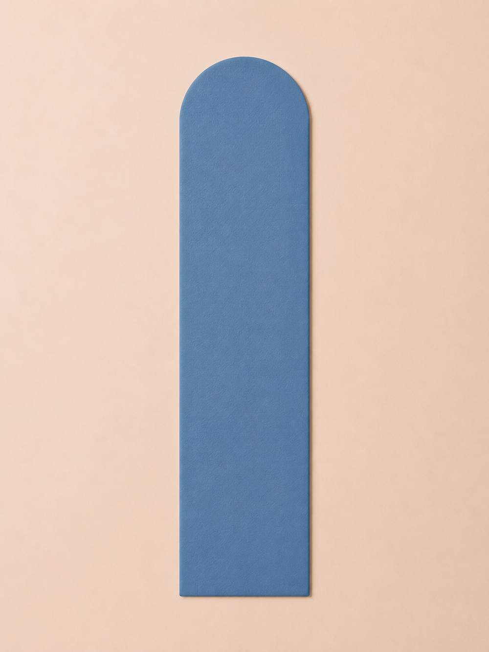 Pilates mat with a semi-circular studio design