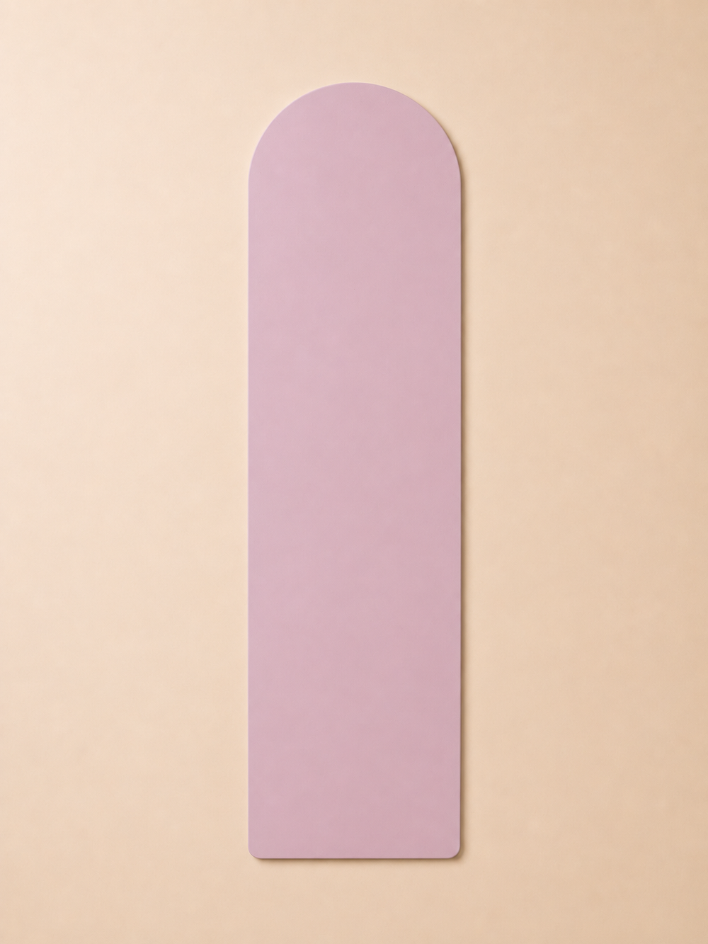 Rolled pilates mat for easy transport