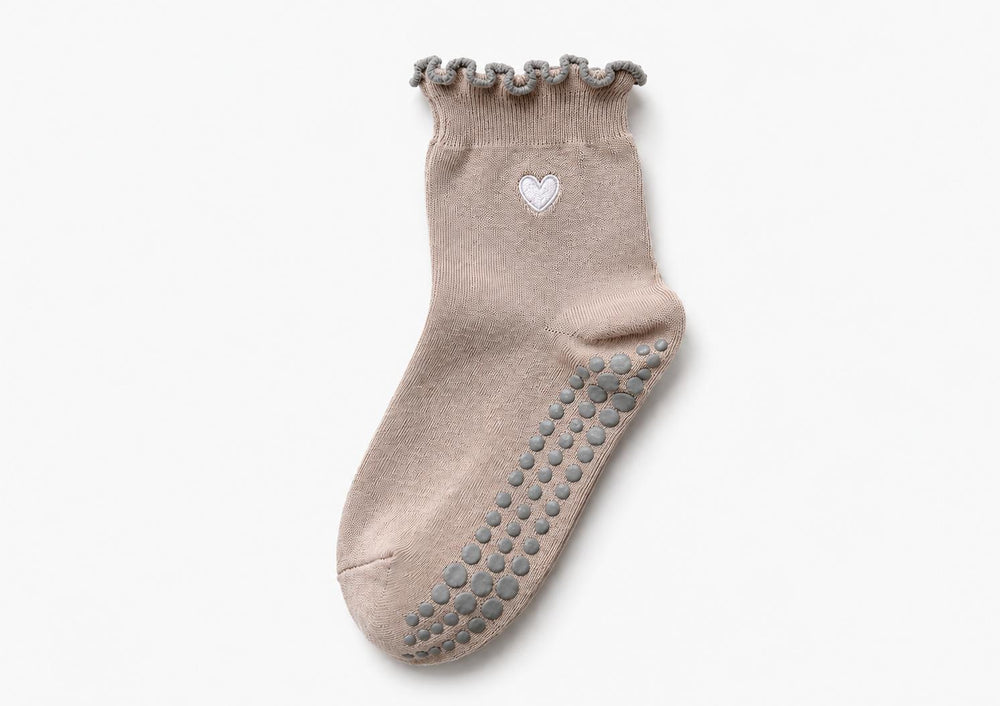 Non-slip grip socks — sole grip detail